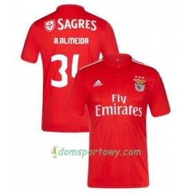 Koszulka Benfica Andre Almeida 34 Domowe Koszulki Piłkarskie 2018-2019 Krótki Rękaw
